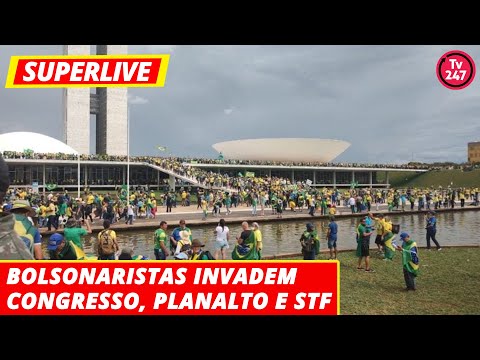 URGENTE: Bolsonaristas invadem Congresso, Planalto e STF