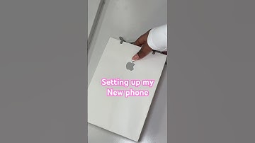 Setting up my new phone 🎀 #asmr #iPhone #youtubeshorts #unboxing #refreshing #cleaning