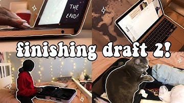 finishing draft #2, packing for a trip, helping my sister move-out! // writing vlog