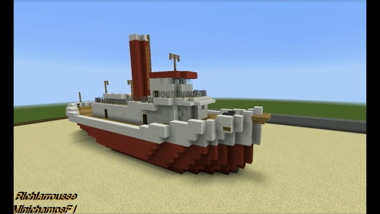 minecraft hercules tugboat - youtube