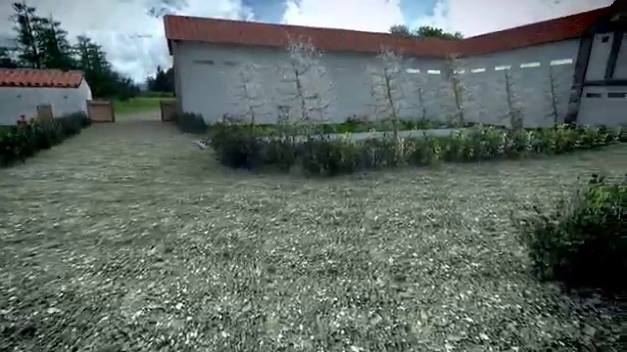 ROCKBOURNE ROMAN VILLA reconstruction