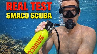 SMACO Scuba Diving Real Test | Mini Scuba Tank & Hand Pump Review