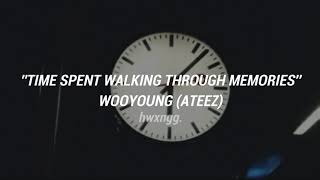 Time Spent Walking Through Memories //  Wooyoung Cover (ATEEZ) - (SUB. Español)