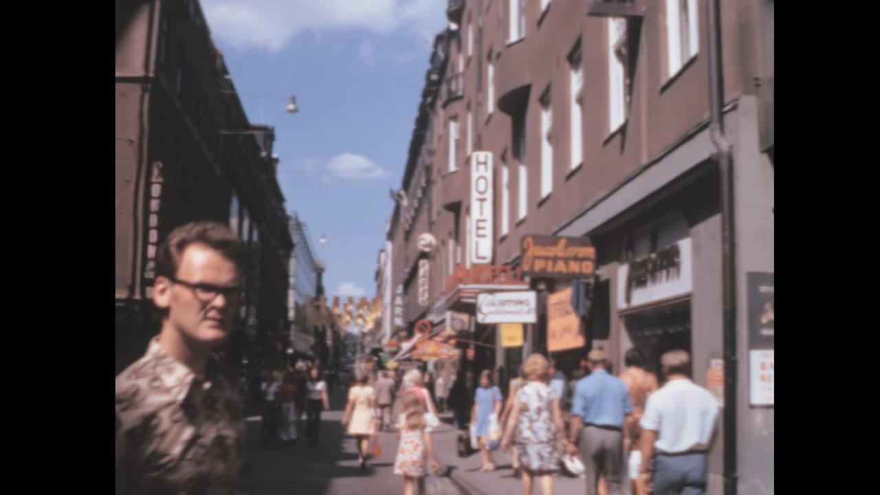 Stockholm 1972 archive footage