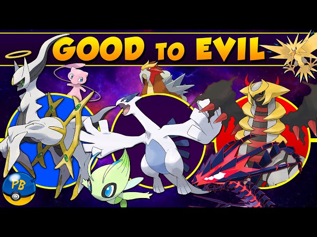 Every LEGENDARY Pokemon: Good to Evil class=