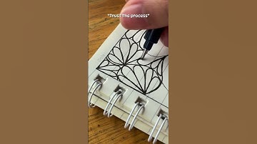 ✍🏻🌷 #art #abstract #drawing #pattern #doodling #shorts #doodle #trending #zentangle #miryu_art