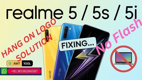 Realme 5 / 5s / 5i Hang on Logo Fix ✅ Without Flash | AMT Tool
