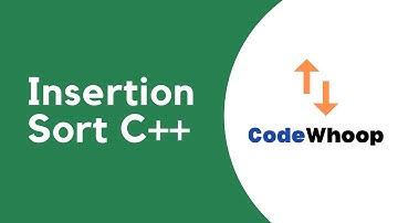 Insertion Sort Algorithm using C++