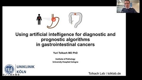 Using AI for diagnostic and prognostic algorithms in gastrointestinal cancer: Yuri Tolkach, 16/10/23