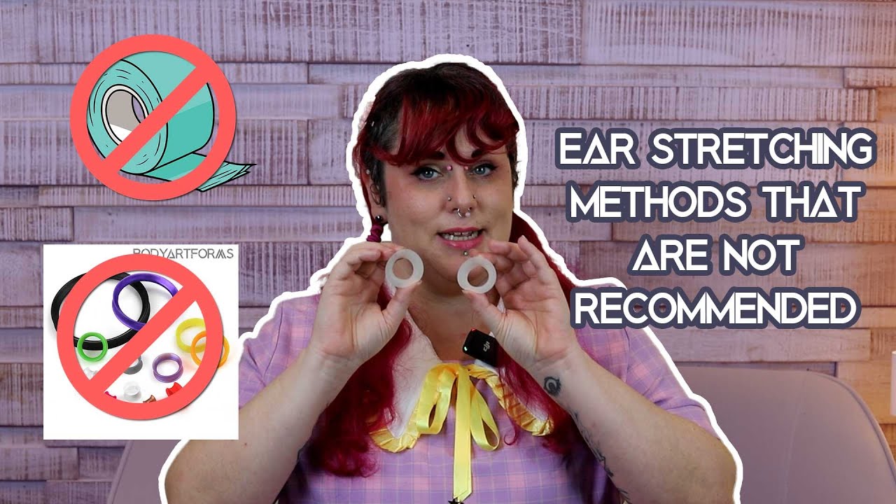 Ear / Lobe Stretching Methods That are Not Safe YouTube