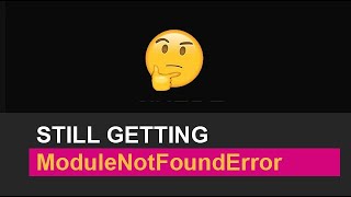 How to Fix ModuleNotFoundError No Module Named Error In Python