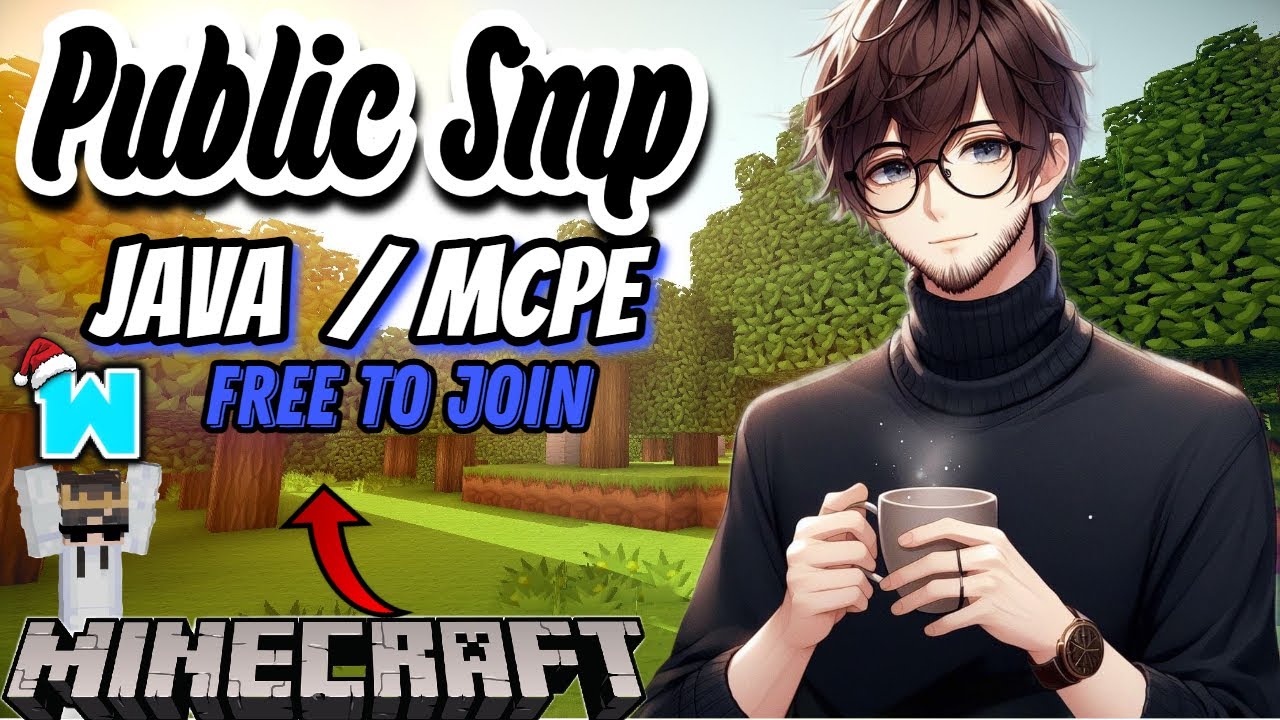 🔴MINECRAFT PUBLIC SMP | CRACKED SMP JAVA / MCPE 24/7 LIVE SERVER WITH ...