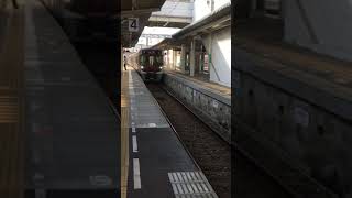 西鉄9000系　普通　筑紫行き　西鉄二日市駅入線