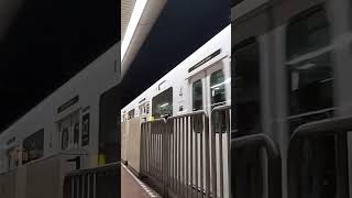 福岡市地下鉄空港線祇園駅にて。JR筑肥線305系電車の駅発車シーン　土曜日の2時に撮影。 #おすすめ