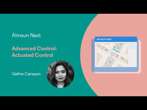 Aimsun Next Tutorial 9.2 - Advanced Control: Actuated Control - video from Aimsun