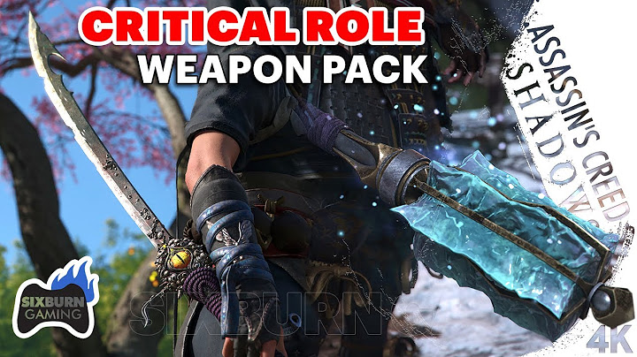CRITICAL ROLE Weapon Pack Showcase Assassin’s Creed Shadows 4K