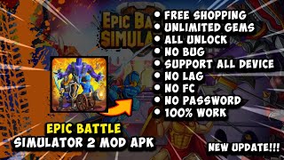EPIC BATTLE SIMULATOR 2 MOD APK [ NO PW ] || NEW UPDATE!!! screenshot 4