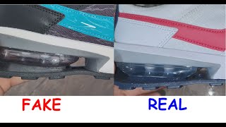 Nike Airmax Pre Day real vs fake. How to spot fake Nike air pre-day sneakers