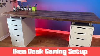 Ikea Desk Gaming Setup