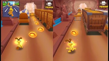 Garfield Rush Game : FUN RUN with Garfield - UPDATED! Android, iOS Gameplay