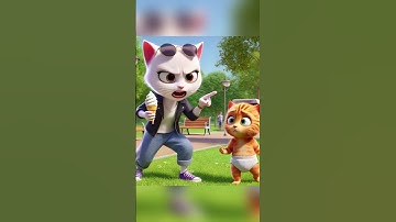 Thumbnail of Kitten Ice Cream Chaos #funny #cartoon #catlover