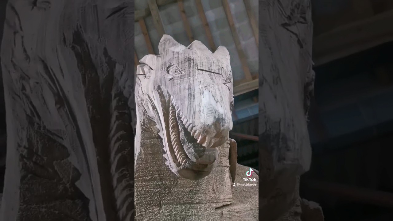 Dragon starting to look a bit fierce! 