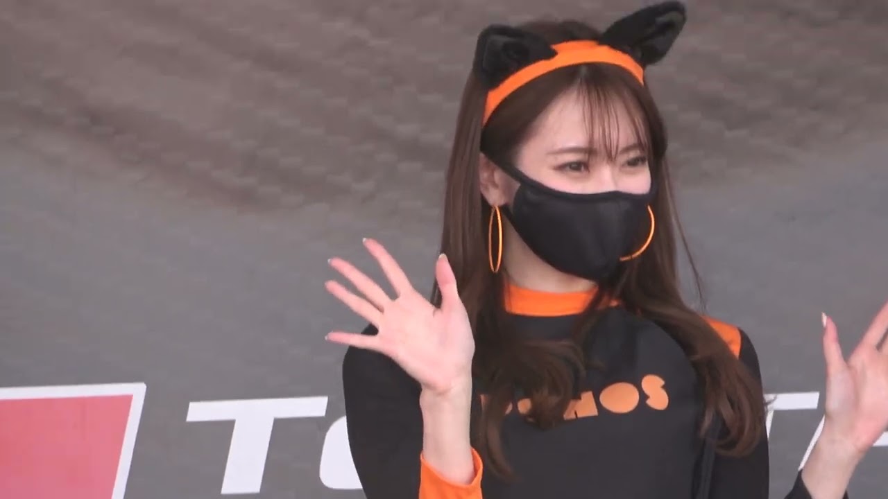 2022 SUPER GT Rd.2 FUJI RQ5 #36 #37 一ノ瀬のこ 東海林里咲 美月千佳 木村理恵 TEAM TOM'S レースクイーンステージ 5/3 4K