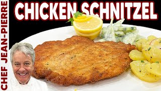 How To Make Chicken Schnitzel | Chef JeanPierre