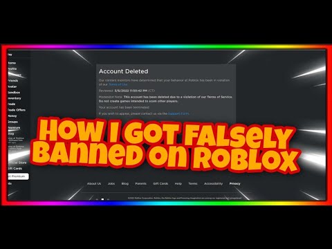 How I got banned on Roblox... - YouTube