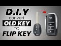 How to convert old key to flip key for toyota vios gen 4 to 45 diy