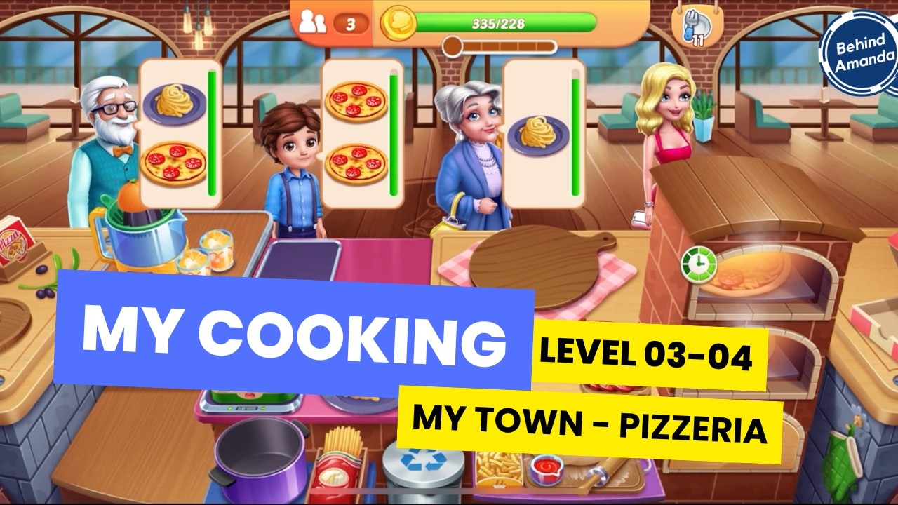 MY COOKING | MY TOWN - PIZZERIA LEVEL 03-04 WALKTHROUGH INDONESIA