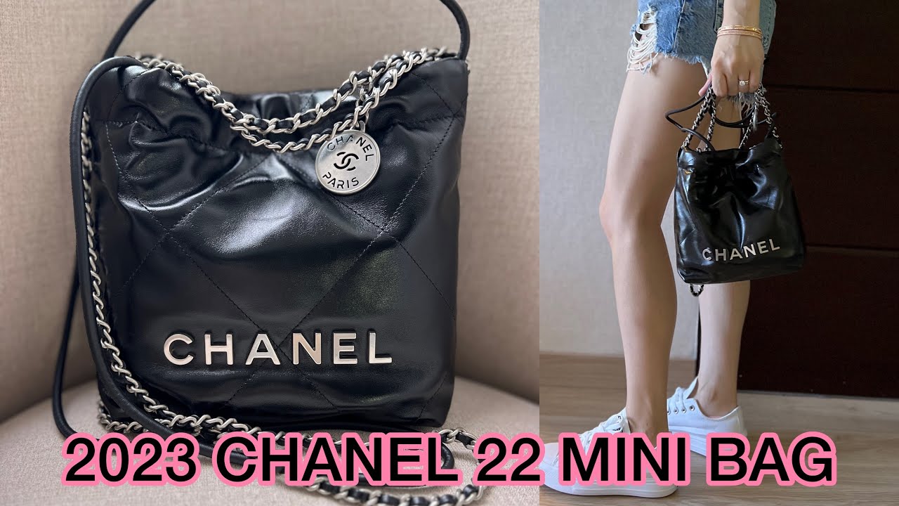 UNBOXING: 2023 NEW CHANEL 22 MINI BAG: UP CLOSE / WHAT FITS UNBOXING: 2023 NEW CHANEL 22 MINI BAG: UP CLOSE / WHAT FITS