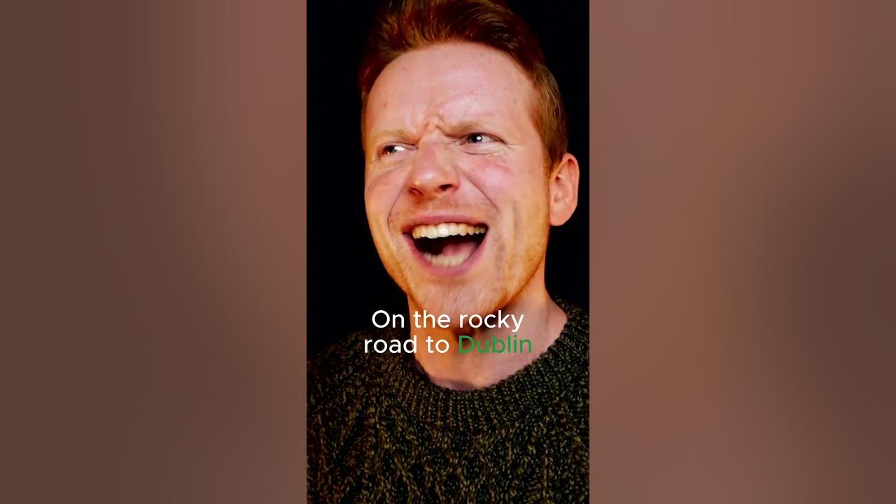 The Rocky Road To Dublin - Lyric video #cover #singer #traditional #folk #irish #dublin #producer