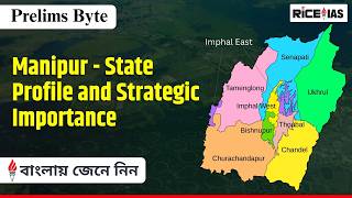 Manipur: State Profile & Strategic Importance | Northeast India | UPSC Prelims & GS-1/GS-3