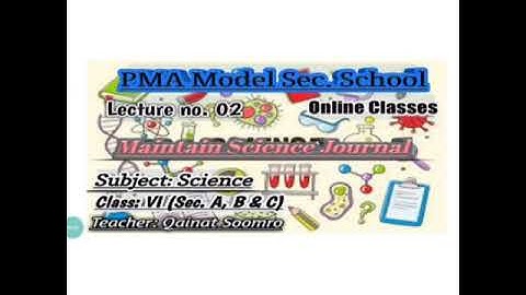 How to maintain your science journal|| Grade 6||PMA model sec. School||Online_Tech_2020||