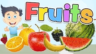 FRUITS in ENGLISH for kids
