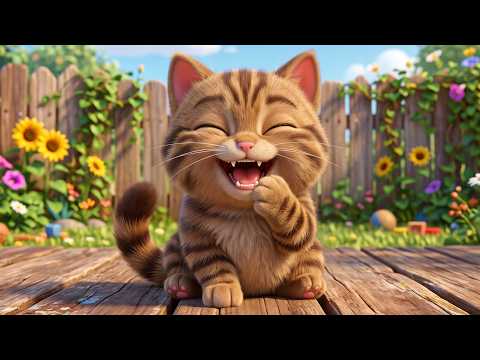 Meow Meow | Meow Meow Cat Song | English Nursery Rhyme For Kids | Kids Animal Song |