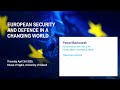 Evrópsk öryggis- og varnarmál (með ísl. texta) -European Security and Defense (English subtitles)