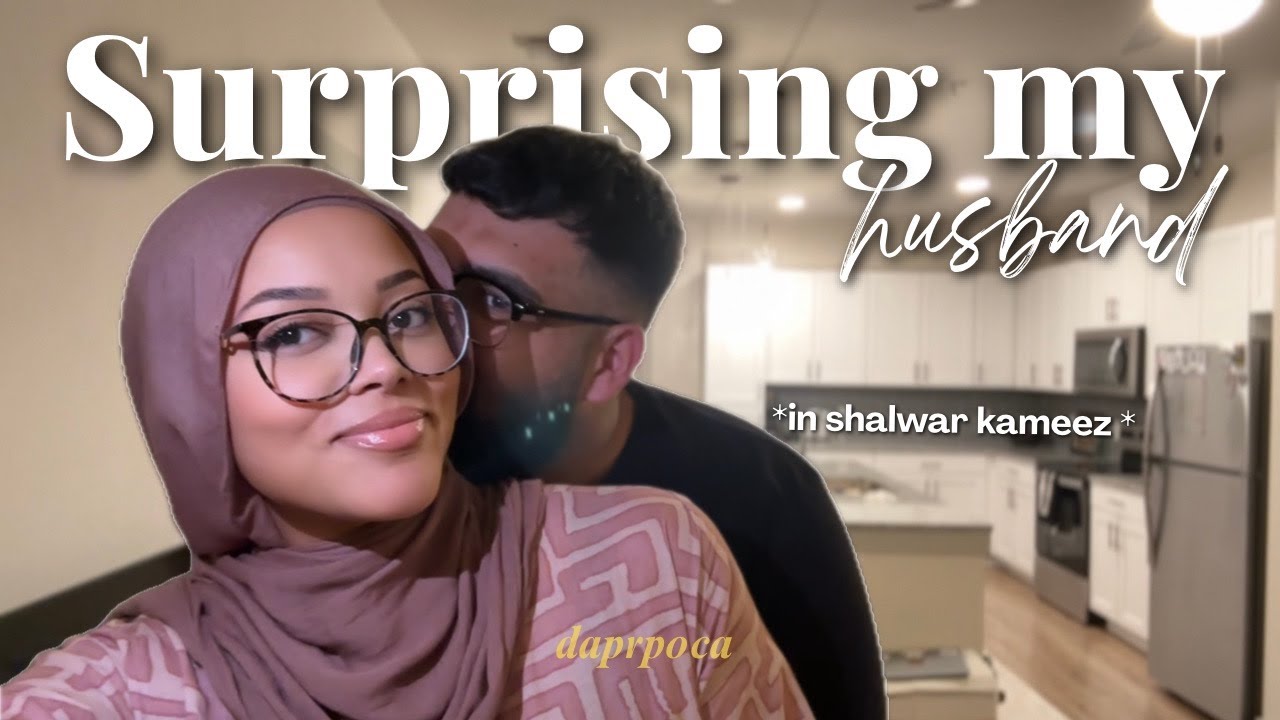 DOMINICAN🇩🇴 WIFE SURPRISES PAKISTANI🇵🇰 HUSBAND IN SHALWAR KAMEEZ *he couldn’t stop complimenting me*
