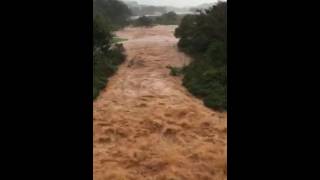 15th hole at Zimbali washed away