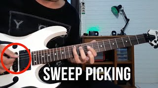 Cara melatih teknik sweep picking arpeggio untuk pemula