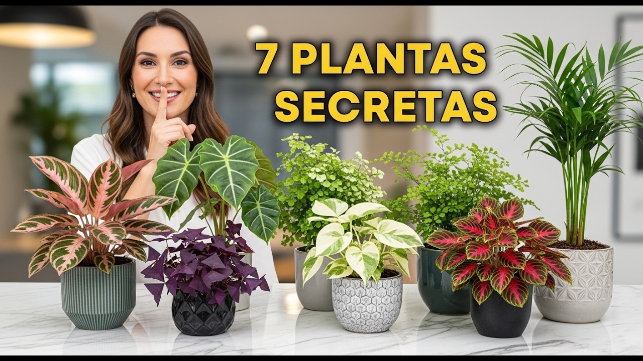 7 PLANTAS que AMAM ESCURO e NUNCA MORREM (Transforme seus Cantos Sem Vida!)