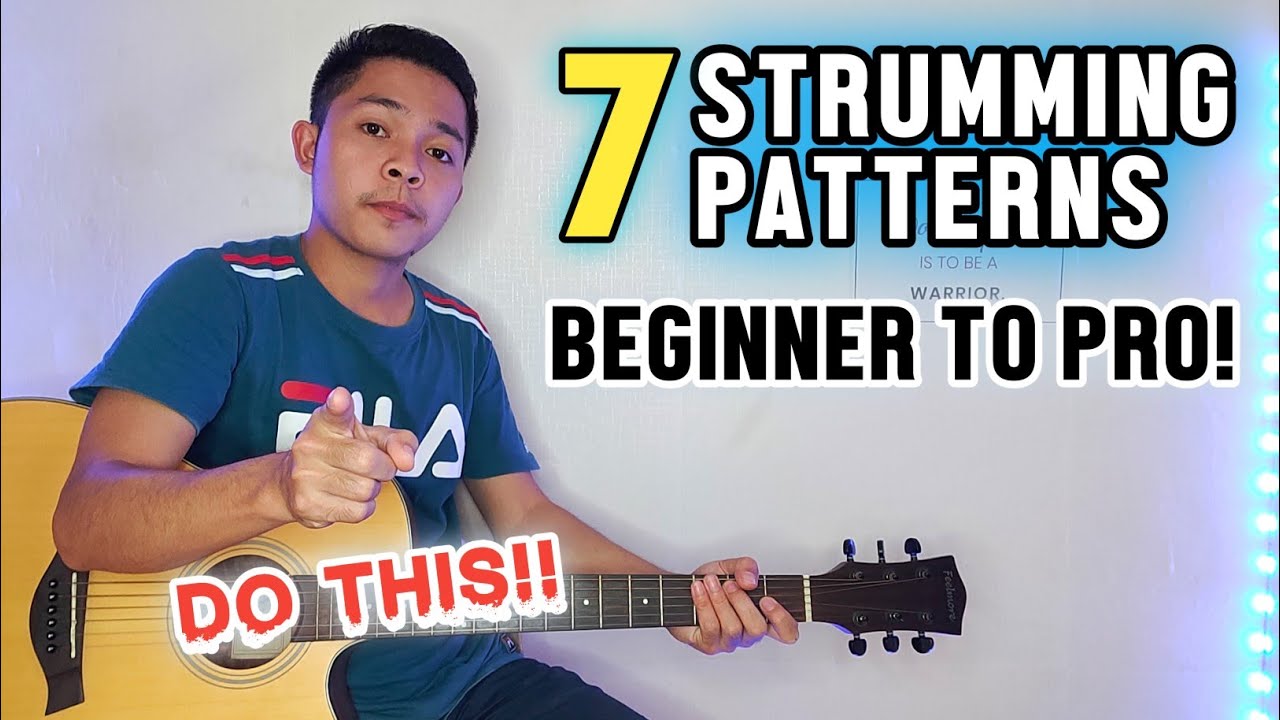 7 Strumming Patterns you need to know as a Beginner(Tagalog Lesson) | Fellow Sheep Ricky