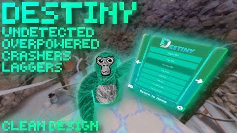 This Menu is TOO Overpowered... | Destiny Paid | Gorilla Tag Modding