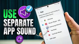 Use Separate App Sound on Samsung Galaxy | Play Audio from Different Apps!
