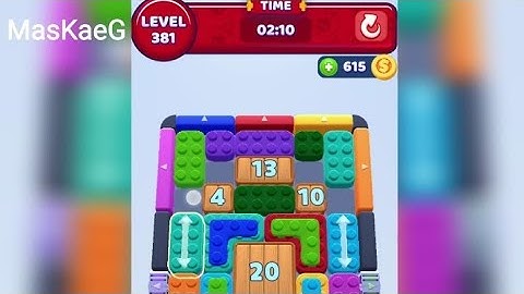 Color Block Jam Level 381 Walkthrough Solution