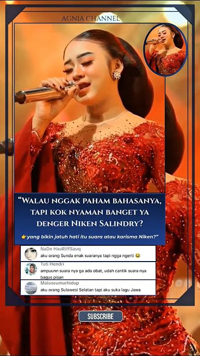 Lagu “Wirang” dibawakan ulang Niken Salindry dalam versi campursari yg kini banyak disukai penonton.
