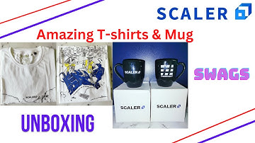 Amazing Scaler T-shirt and Mugs || Scaler Academy || Gift || Unboxing🔥🔥