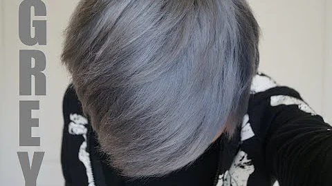 What happens when you dye your hair silver?