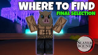 How and Where to Find Final Selection in Slayer Bound (Full guide)